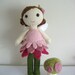 PDF- Knit Fairy Doll and Mushroom Pattern Set