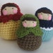 PDF-Amigurumi Matryoshka Roly-Poly Dolls Pattern- Crochet