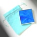 Blue Stained Glass Pocket Mirror
