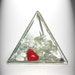 Special Valentine's Day Beveled Glass Paperweight