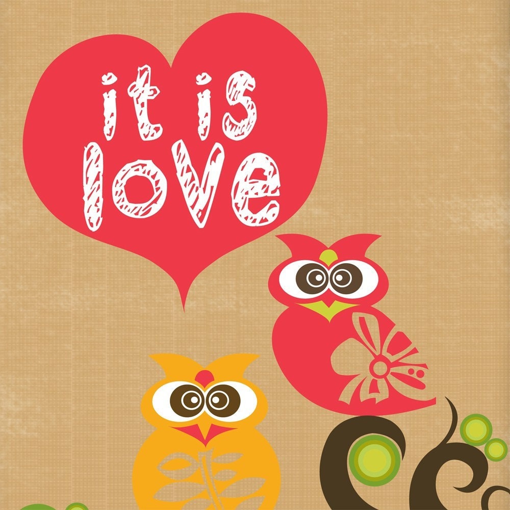 It Is Love By Valentinadesign On Etsy