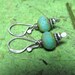 Sea Wash - Picasso Czech Glass and Sterling Silver Earrings