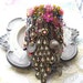 RESERVED for LG - Fantastical Rain Dance Gypsy Jangle Bracelet, Vintage, Antique, Elements, Pink, Kuchi, Gypsy, Cuff