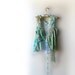 NOW RESERVED for Linda - Minty Jacket, Sleeveless, Vest, Green, Silk, Beaded, Embroidered, Aqua, Vintage Lace, Gold, Gypsy Boho