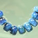 sale ... StoneyMarie Set of 9 Handmade Boro Borosilicate Lampwork Glass Beads