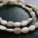 6x8mm Mother of Pearl Smooth Flat Ovals - Full 16 Inch Strand (50pcs)