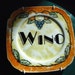 Wino vintage plate