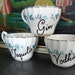 SALE Tequila Vodka Gin teacups