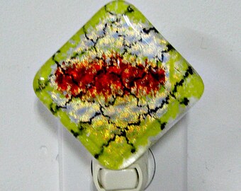 Fused Glass Dichroic Night Light