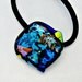 Fused Dichroic Glass Ponytail Holder 151
