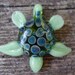 Sea Turtle glass boro pendant focal bead