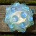 Knobby glass stash jar bottle