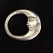Sterling Silver Man on the Moon Pendant Necklace
