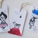 Tag art, set of 3 stories