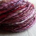 Handspun yarn, 'pink truffle'