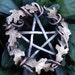 Oak Leaf Wreath Pentacle Necklace