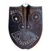 The Scream, a Mask sculpture cut from shovel Recycled Steel wall-hanging