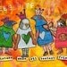 Customized Personalized Sister Gift. "Sisters Make the Bestest Friends". FOLK ART MAGNET. Funny Happy Quote. Sweet Saying. 2, 3 or 4 Birds.