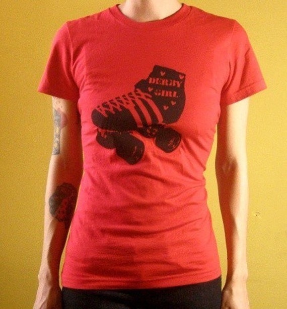 Roller Derby TShirt Your Color Choice Roller Skate Derby