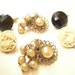 Vintage Shabby Eclectic Clip Earring Lot