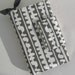 Travel or Passport Organizer Wallet Grey and white cotton print,Lotta Jansdotter Lida,Boarding Pass ticket holder,passport holder, On Sale