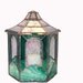 Gazebo Terrarium Stained Glass Candle Shelter