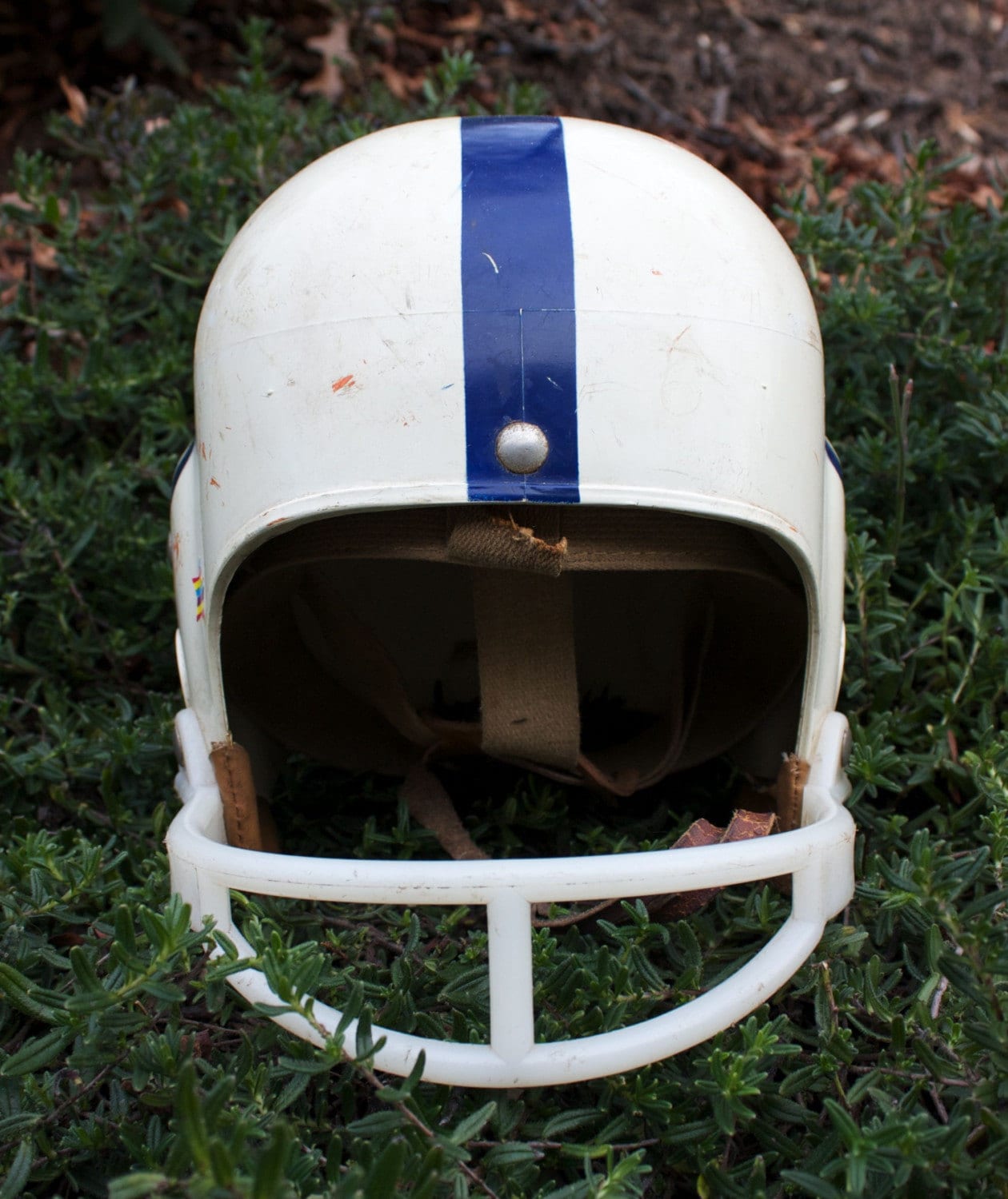 Vintage 1950s Colts Football Helmet