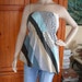 Beachy OOAK Upcycled Tube Top Tunic, S/M, eco-fashion, repurposed t-shirt knit, by REVIVAL