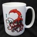 I Squid Coffee Mug Teal Lettering Version