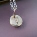 14k stepping stone ... recycled gold pendant