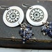 lace cluster earrings