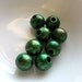 Laurel Green Beads - set of 8 - 8mm Patina Copper Beads - BDS00500