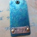 Hope - Patina Copper Dog Tag Pendant