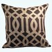 Gunmetal Trellis Pillow