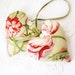 Pair of Floral Heart Sachets