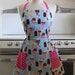 Vintage Inspired Inspired Ice Cream Sundae and Popsicle Full Apron