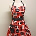 Apron Retro Style Sweetheart Neckline Retro Potluck Full Apron BELLA Vintage Inspired