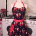 Retro Apron Christmas Kittens in Mittens Full Apron BELLA