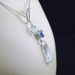 Sea Glass Jewelry - Lariat Necklace - Seafoam, Eco Friendly, Sterling Silver, Beach Wedding, Recycle, Beachglass