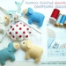 Reserved for Carole Musical Baby Mobile COUNTING SHEEP Custom Colors - Hanging Baby Mobile for Modern Nursery, Crib, Playroom decor
