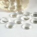 20 Clear Glass Cabochons 16mm