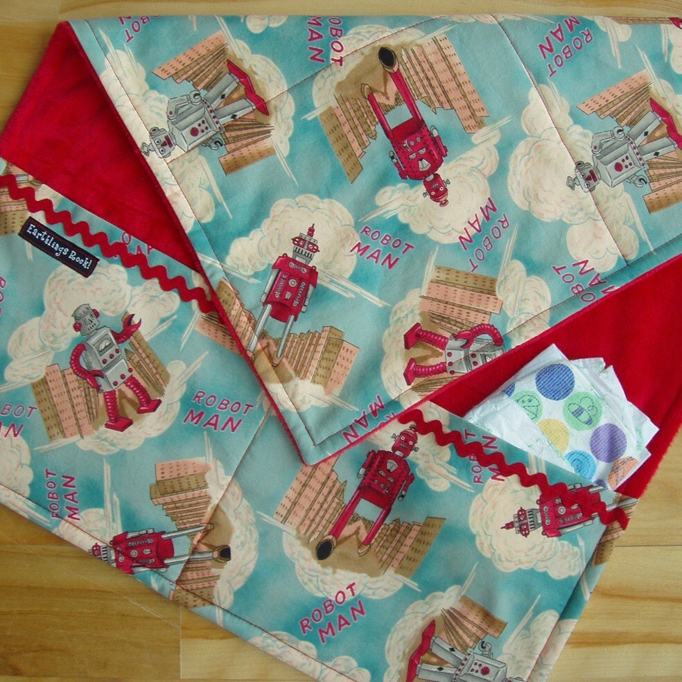 Robot Man Diaper Changing Station by bamboobaby on Etsy