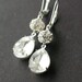 Vintage Rhinestone Earrings, DIAMOND GLOW Collection