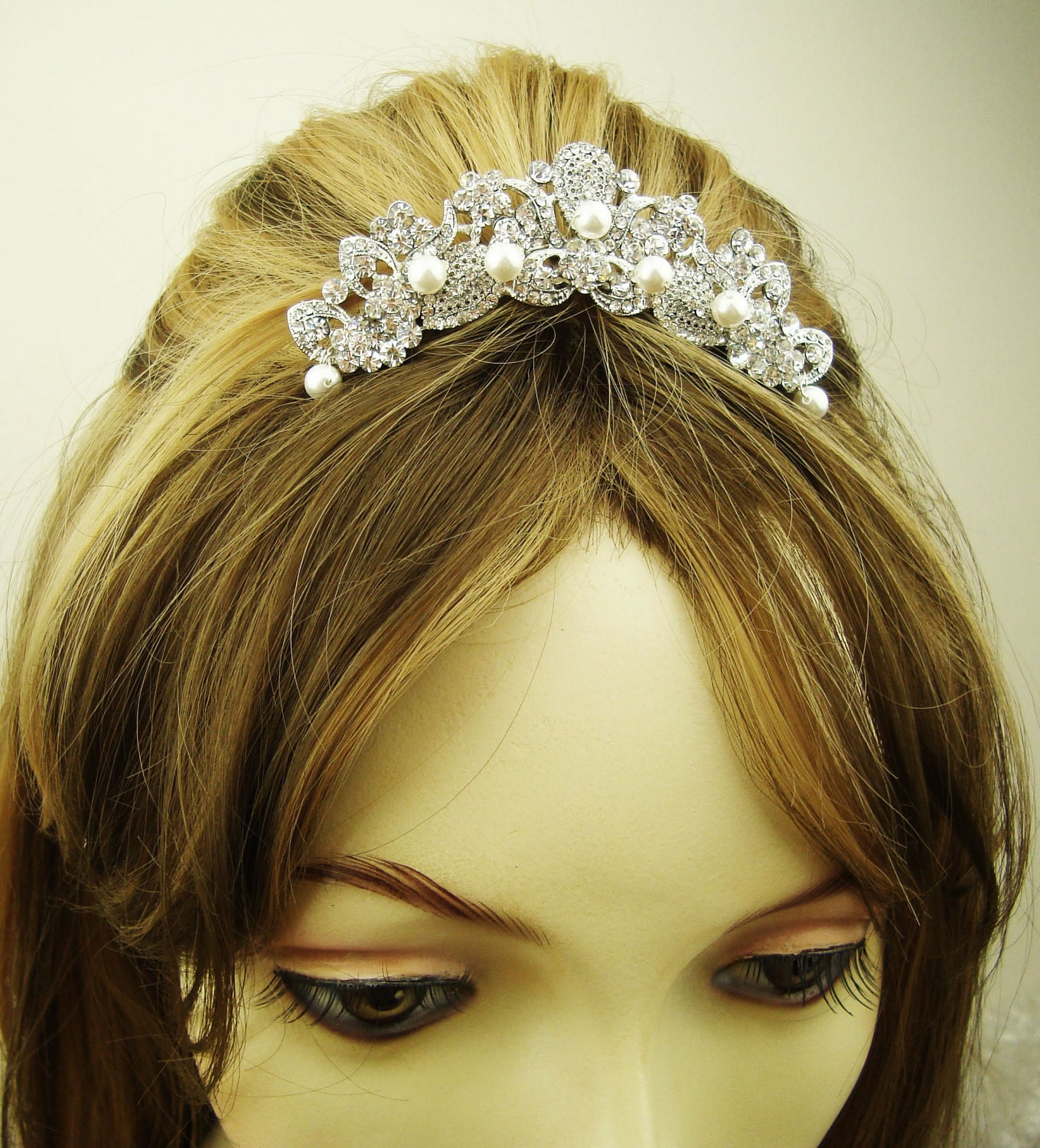 Bridal Tiara Wedding Crown Bridal Headpiece Vintage Wedding