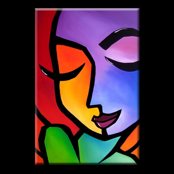 abstract: Get Abstract Face Painting Background