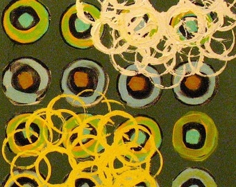 Original Paintings Large Diptych Abstract Mixed Media Art by Aisyah Ang with Cert 36x48