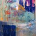 Original Painting Large Abstract Mixed Media Wood Art by Aisyah Ang Size 30x40 with Cert