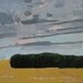 July End, Original Landscape Painting on Paper, Canada