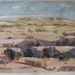 North Hills, Original Landcape Collage Painting on Paper, Canada