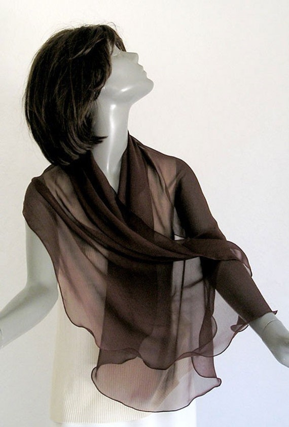 chiffon shoulder wrap